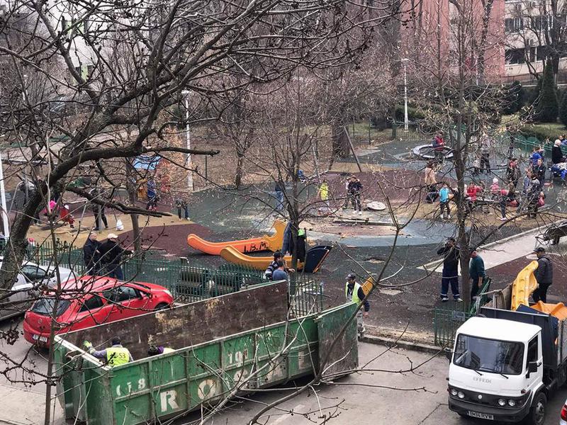 Demolare Parculet Sector 3, Foto: Raileanu Victor-Francisc/Facebook