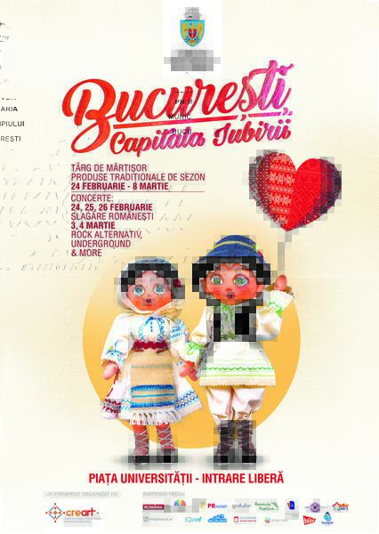 Afis Bucuresti, capitala iubirii, Foto: Hotnews