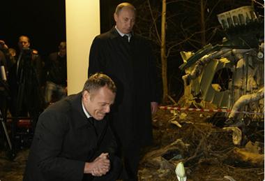 Tusk si Putin la Smolensk, Foto: archive.premier.gov.ru