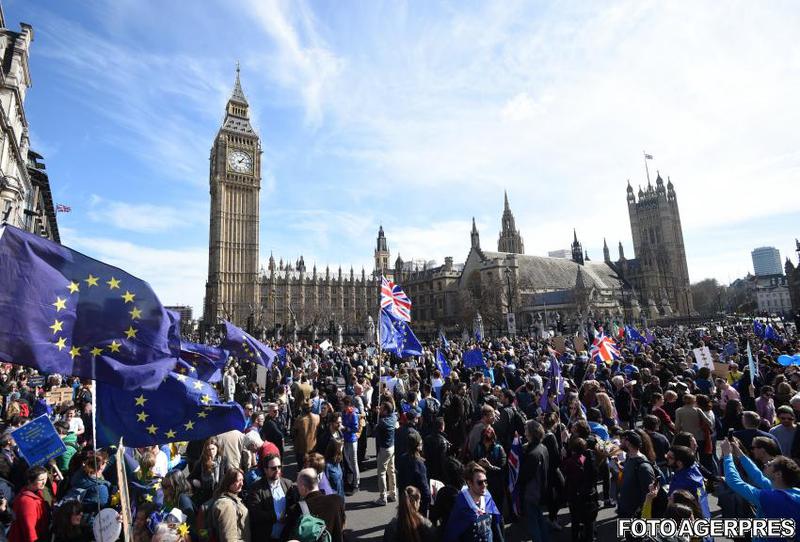 Manifestatie anti-Brexit la Londra, Foto: Agerpres/EPA