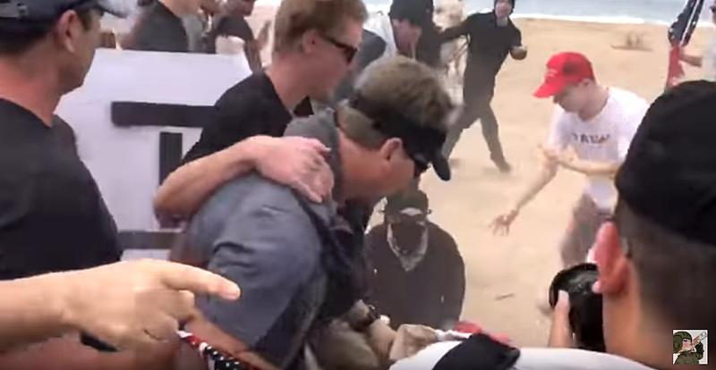Batai la un miting pro Trump, Foto: Captura YouTube