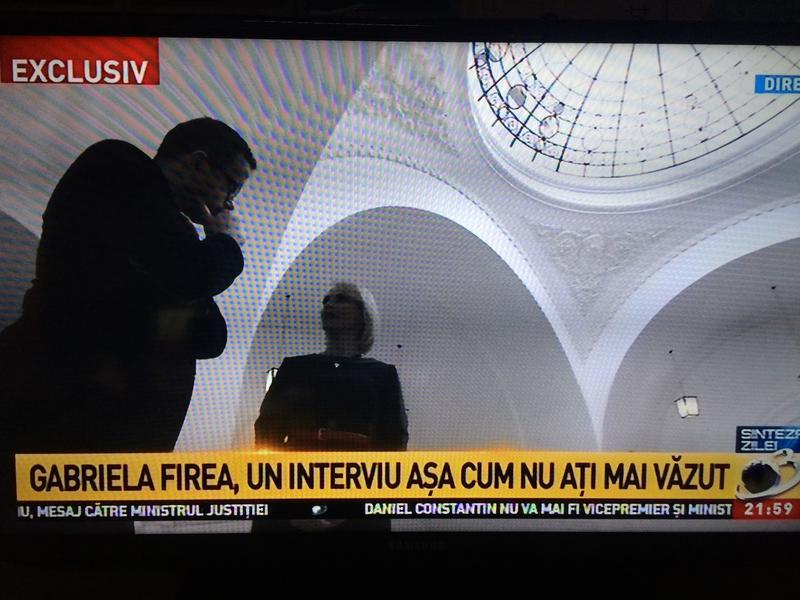 Gadea, in vizita la Firea, Foto: captura Antena 3