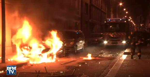 Proteste in Paris, Foto: Captura YouTube