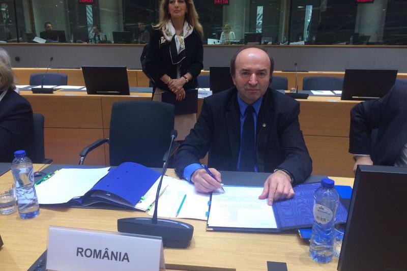 Tudorel Toader la Bruxelles, Foto: Reprezentanta Romaniei la UE