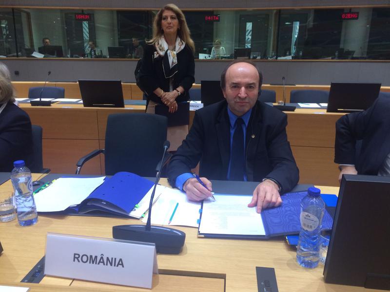 Tudorel Toader la Bruxelles, Foto: Reprezentanta Romaniei la UE