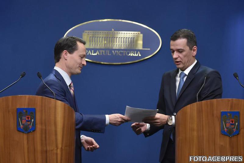Grindeanu primeste foaia de parcurs de la companiile americane, Foto: AGERPRES