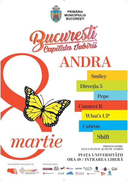 Concert de 8 Martie la Bucuresti, Foto: Afis