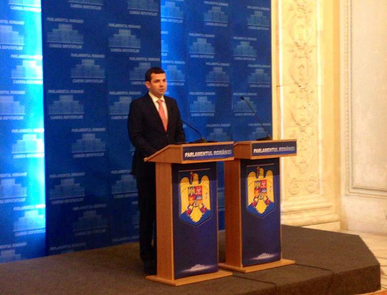 Daniel Constantin, declaratii dupa sedinta coalitiei, Foto: Hotnews