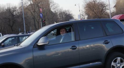 Tudorel Toader la volan, Foto: Captura Facebook