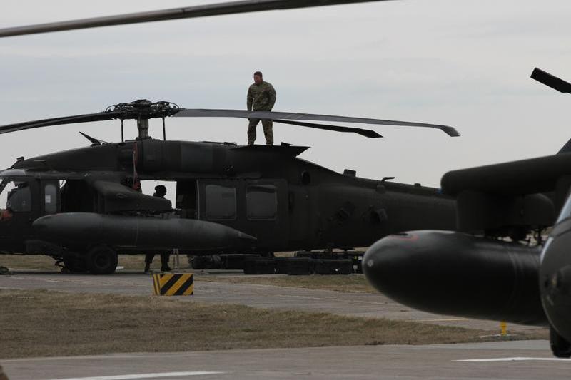 Elicoptere Black Hawk la Mihail Kogalniceanu, Foto: US Army