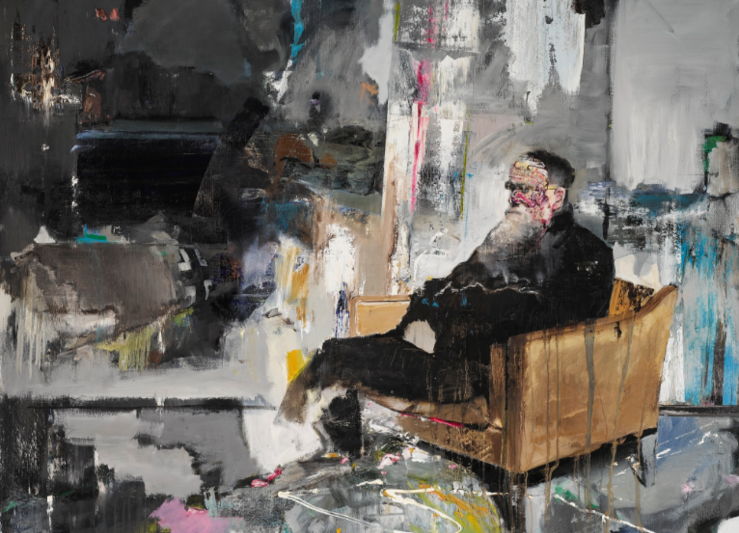 Autoportret ca Charles Darwin- Adrian Ghenie, Foto: Sotheby's