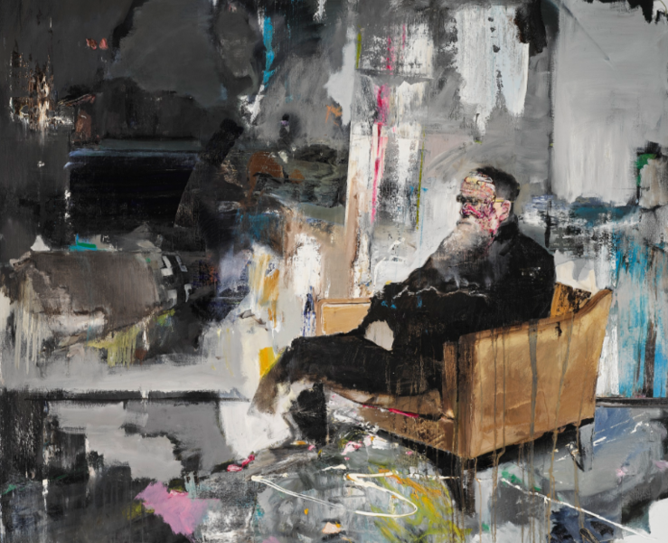 Autoportret ca Charles Darwin- Adrian Ghenie, Foto: Sotheby's