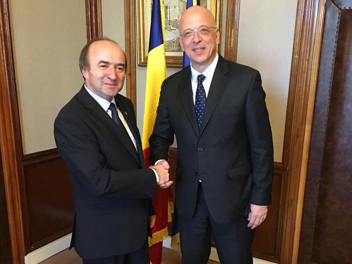Cord Meier-Klodt si Tudorel Toader, Foto: Ambasada Germaniei la Bucuresti