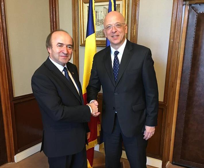 Cord Meier-Klodt si Tudorel Toader, Foto: Ambasada Germaniei la Bucuresti