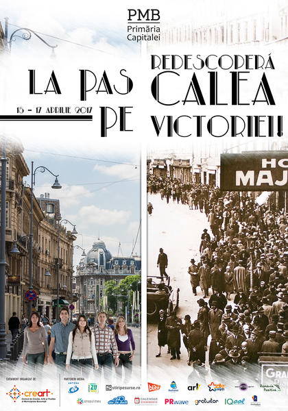 Afis La Pas pe Calea Victoriei, Foto: Hotnews