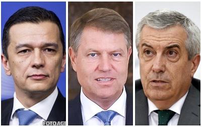Grindeanu si Tariceanu vs Iohannis, Foto: Colaj / Sursa foto: Agerpres