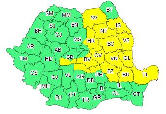 Vant puternic si ninsori in 17 judete, Foto: Administratia Nationala de Meteorologie