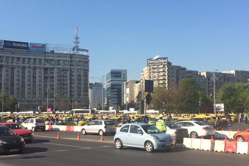 Protest taximetristi 1, Foto: Hotnews