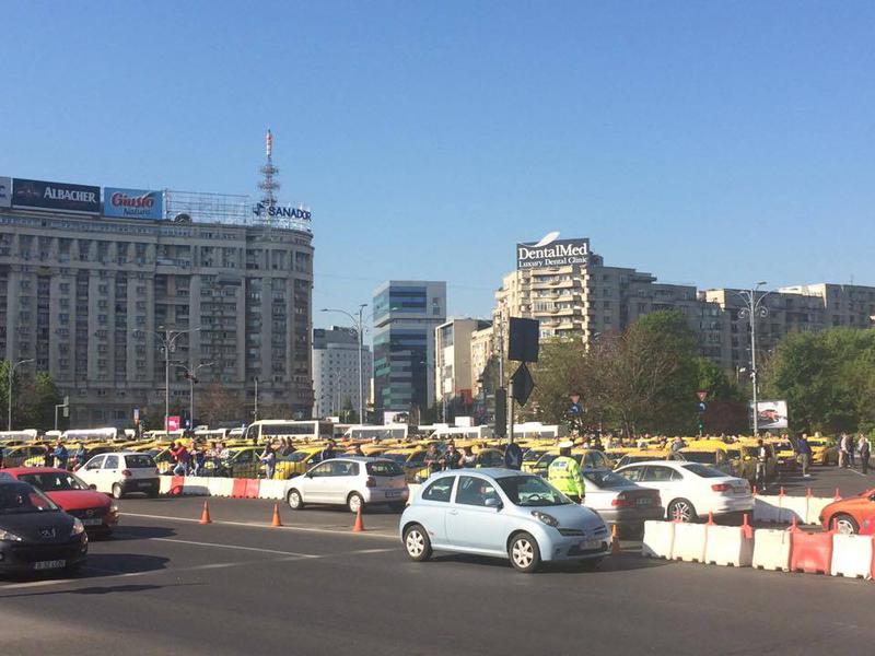 Protest taximetristi 1, Foto: Hotnews