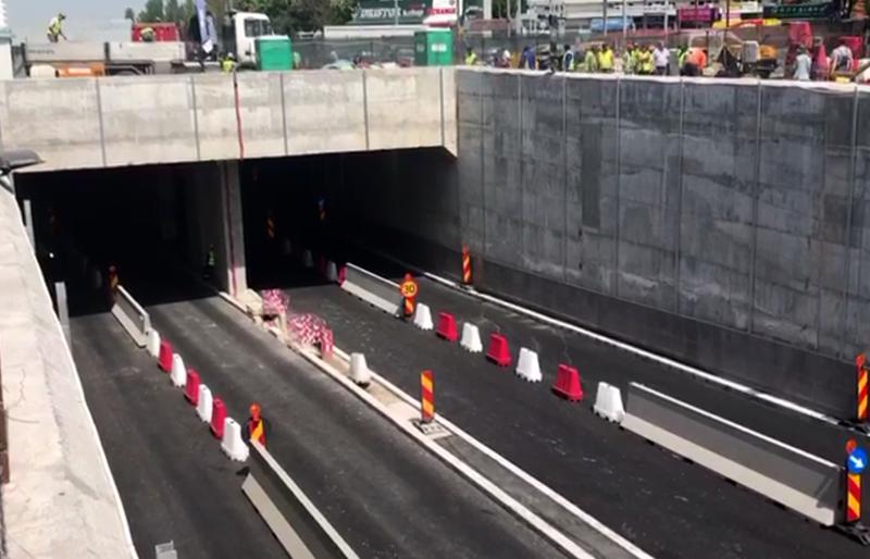 Pasajul Piata Sudului, deschis circulatiei pe cate un fir pe sens, Foto: captura foto