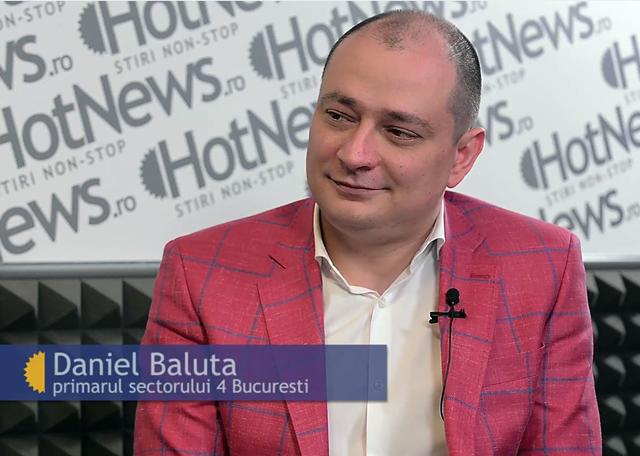 Daniel Baluta, primarul Sectorului 4, Foto: Hotnews