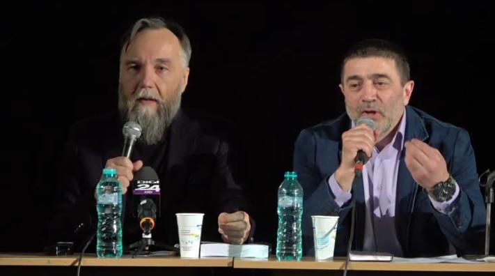 Dughin si Iurie Rosca la Sala Dalles, Foto: Captura Privesc.eu