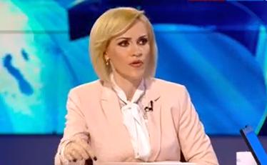 Gabriela Firea la Antena 3, Foto: Captura Antena 3