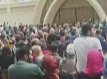 Biserica din Egipt unde a avut loc atacul, Foto: Captura Youtube.com