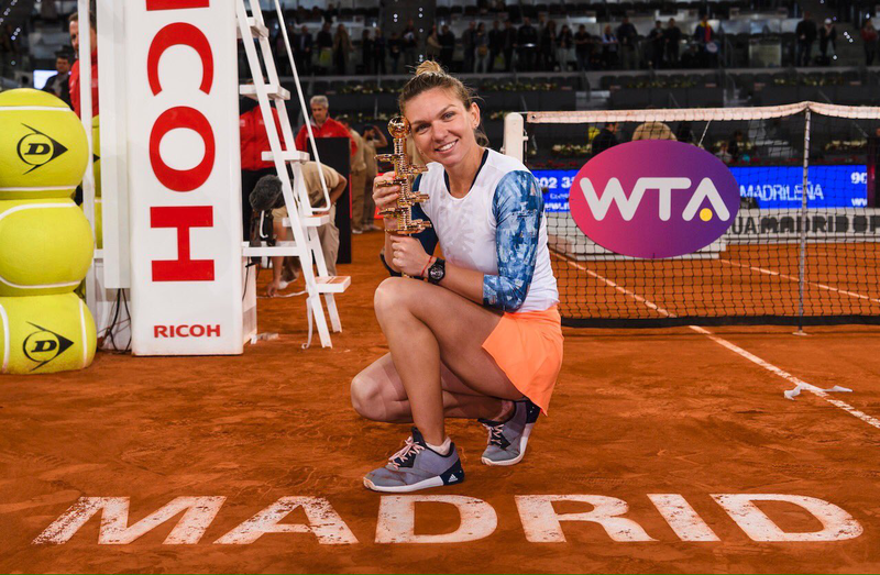 Simona Halep, castigatoare la Madrid, Foto: madrid-open.com