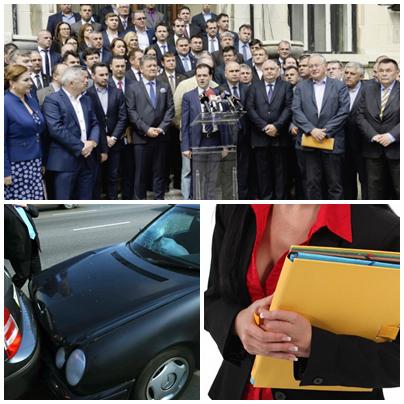 Politic show, Foto: Colaj foto