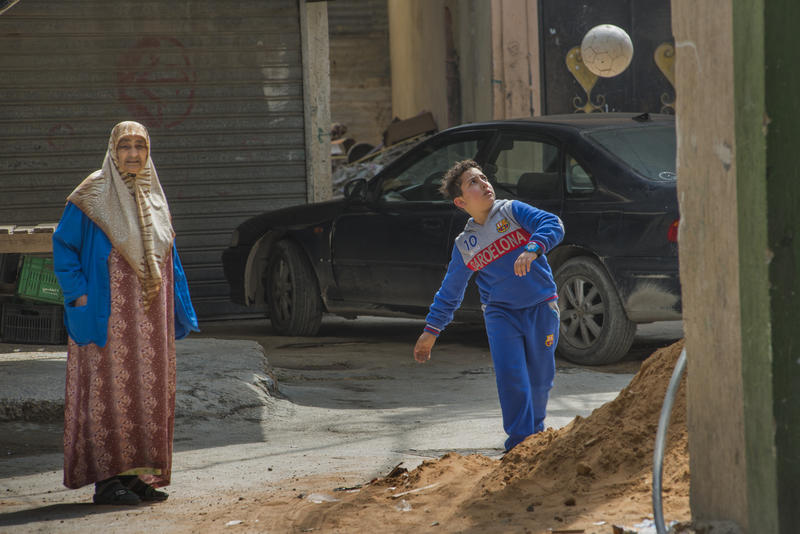 Copii in tabara de refugiati palestinieni Al Rashidija in Liban, Foto: EU/ECHO/PeterBiro