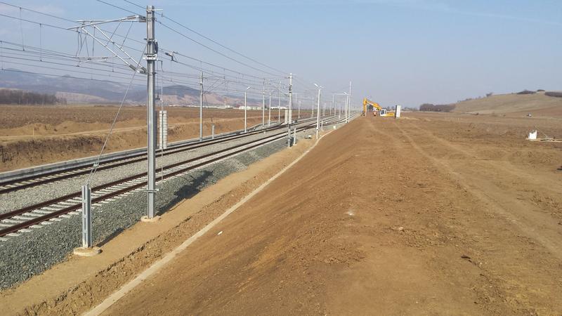 Cale ferata reabilitata pentru viteze de 160 km/h pe Coridorul IV, Foto: CFR