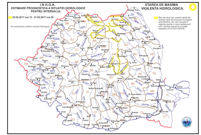 cod galben inundatii, Foto: INHGA
