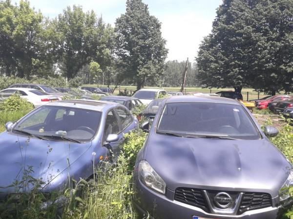 Masini confiscate ce zac in curtile Politiei Suceava, Foto: Obiectiv de Suceava