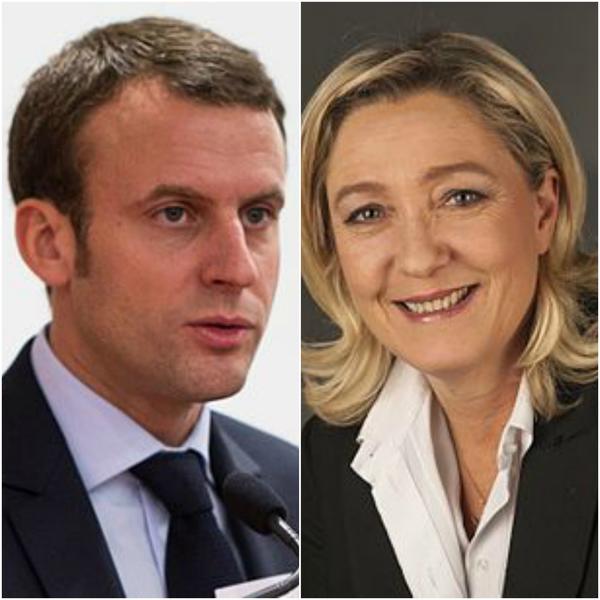 Emmanuel Macron si Marine Le Pen, Foto: Colaj foto
