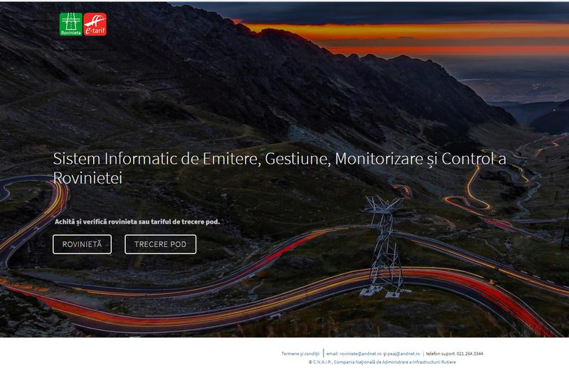 Site-ul erovinieta.ro, Foto: CNAIR