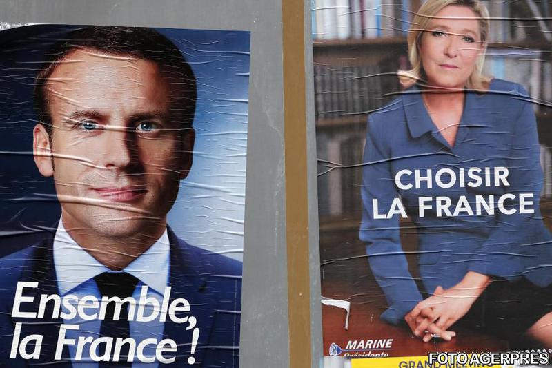 Emmanuel Macron, victorie zdrobitoare in fata lui Marine Le Pen , Foto: Agerpres/EPA