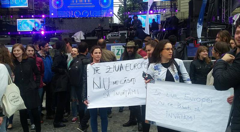 protest studenti, Foto: Facebook- Mirabela Amarandei