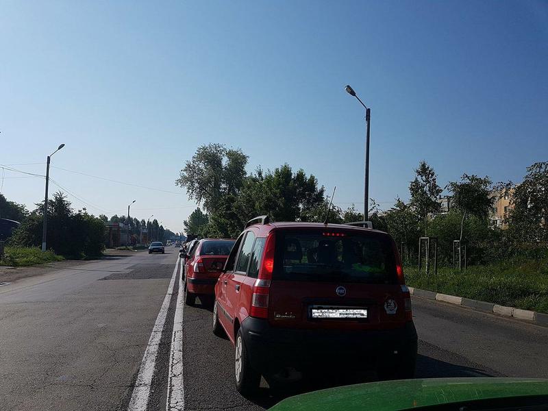 Cozi enorme inainte de podul Giurgiu-Ruse, Foto: Hotnews