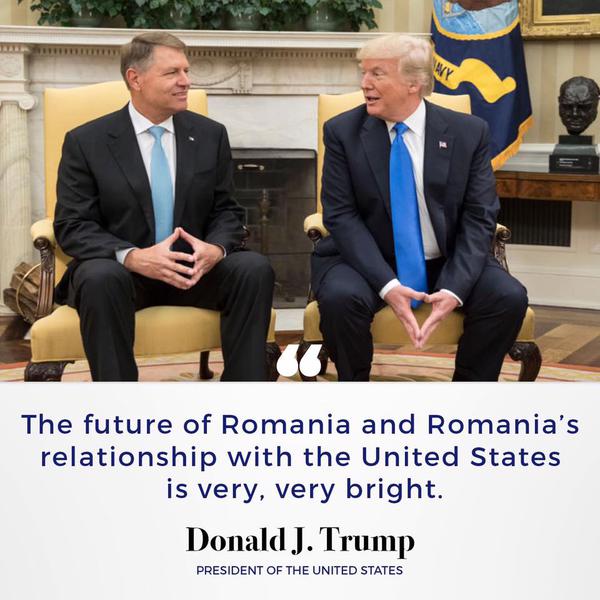 Iohannis si Trump la Casa Alba, Foto: Facebook / Donald Trump