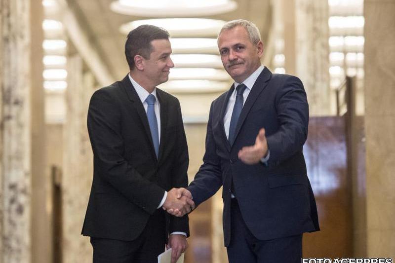 Sorin Grindeanu si Liviu Dragnea, Foto: Agerpres