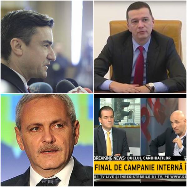 Politic show, Foto: Colaj foto