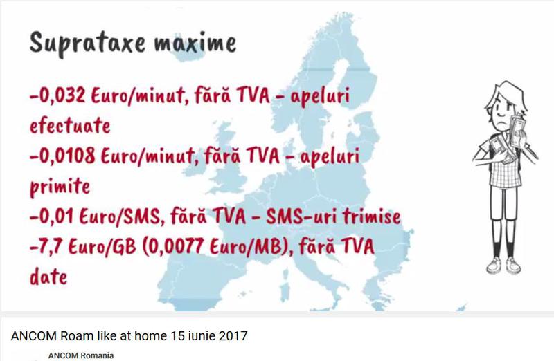 Suprataxe maxime in roaming, Foto: ANCOM