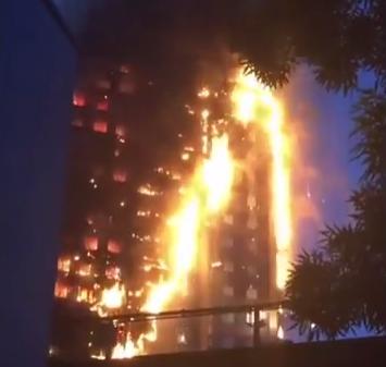 Incendiul din Grenfell Tower, Foto: Captura YouTube