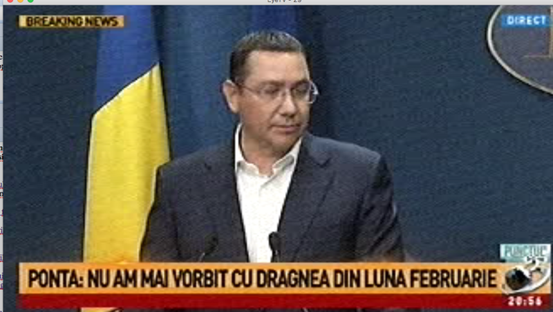 Victor Ponta, Foto: Captura Antena 3