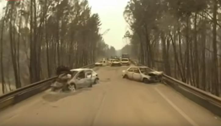 Incendii devastatoare in Portugalia, Foto: Captura YouTube