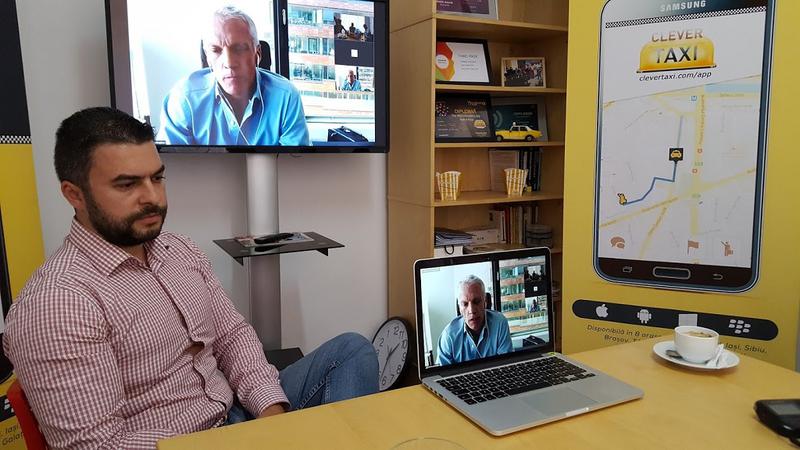 Mihai Rotaru, discutie video cu Andrew Pinnington, Foto: Hotnews