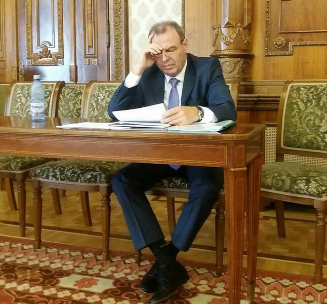 Lucian Sova, la audierile din Parlament, Foto: Hotnews