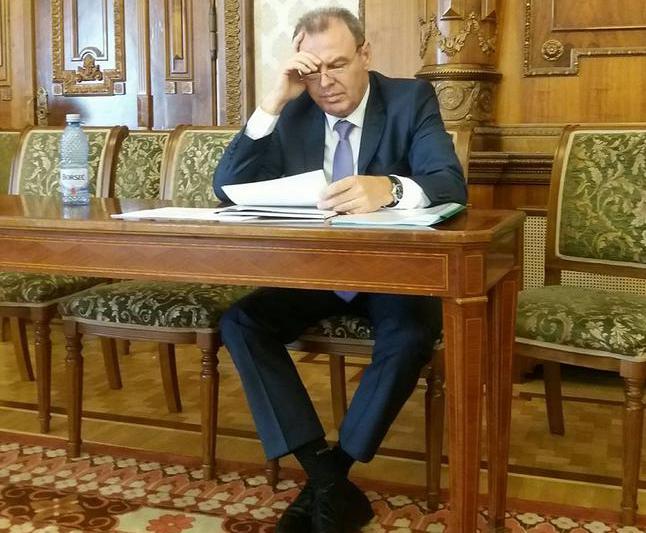 Lucian Sova, la audierile din Parlament, Foto: Hotnews