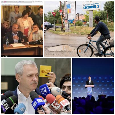 Politic show, Foto: Colaj foto